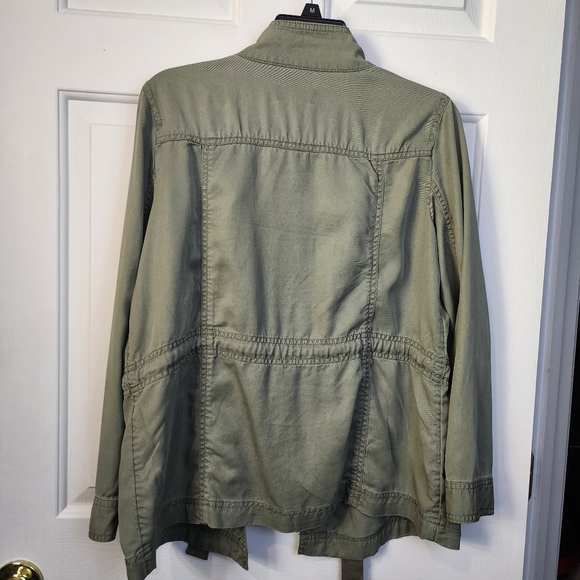 LOFT Drawstring Utility Jacket Size Small Petite - Picture 7 of 16